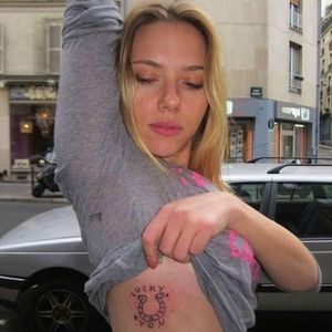 #ScarlettJohansson New Tattoo