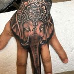Ganesha hand tattoo #blackandgrey #ganesha #elephant #hindu #religion #hand #torrestattoo #ny