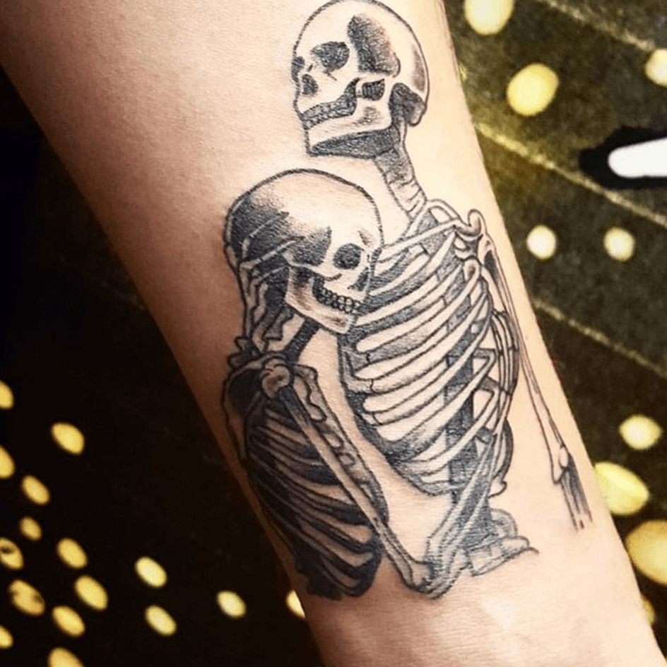 skeleton tattoo  Blog  Independent Tattoo  Delawhere