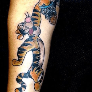 Awesome tiger tattoo #tattoolifemagazine#tigger#tiggertattoo