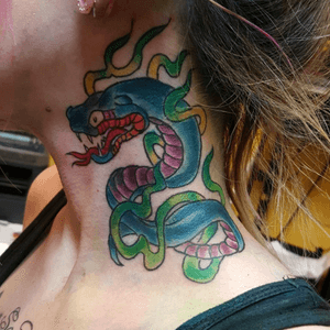 Snake tattoo by tatupaul.com #snake #tatupaul 
