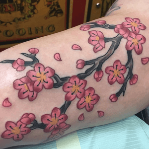 Beautiful Cherry Blossoms done by Heather. #cherry #cherryblossoms #heather
