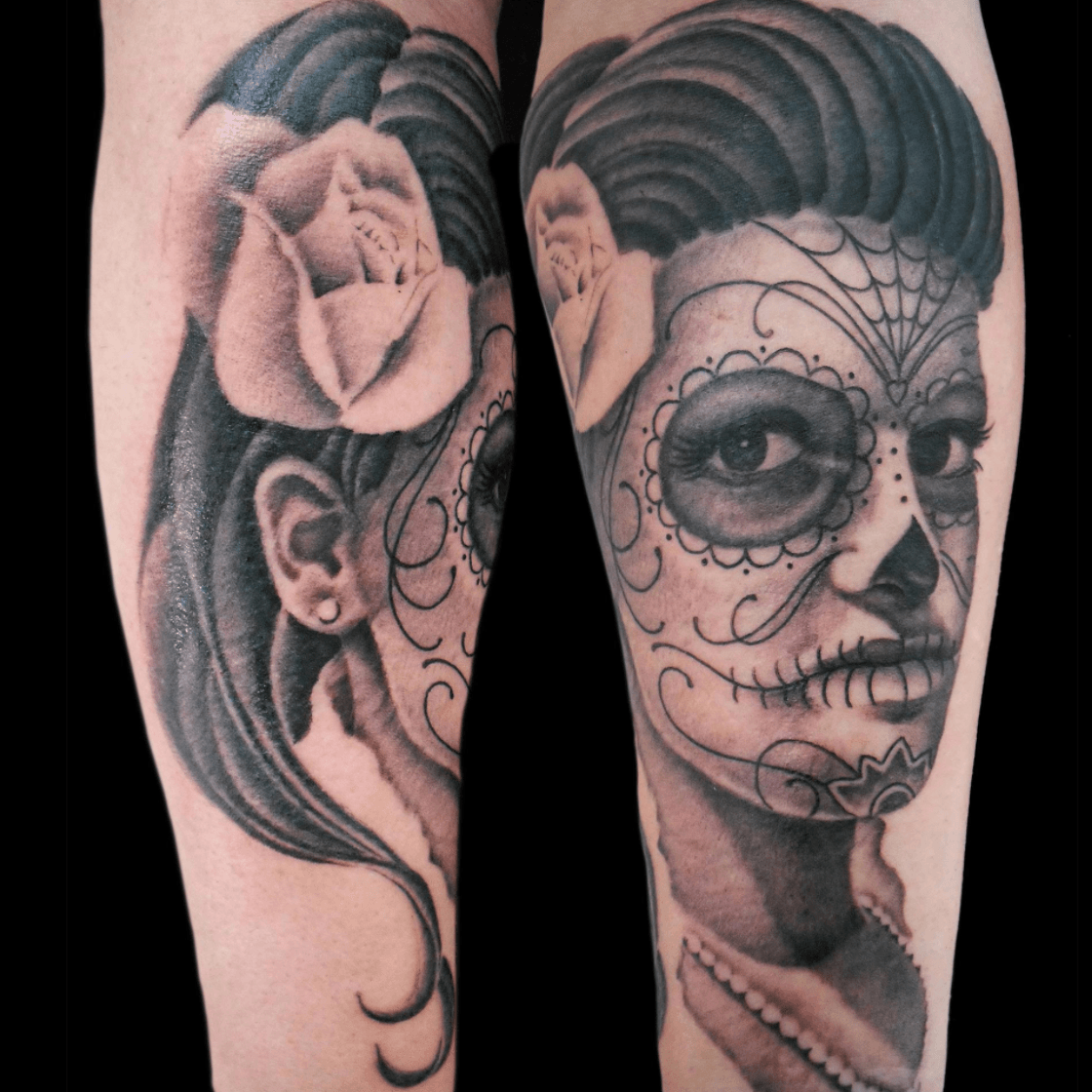 Super fun sugar skull! #sugarskull #sugarskulltattoo #sugarskulls