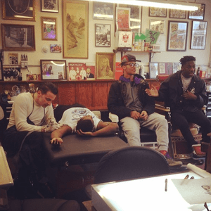 Action shot at misterkaves #brooklynmadetattoo #brooklyn #igers #picoftheday #photooftheday