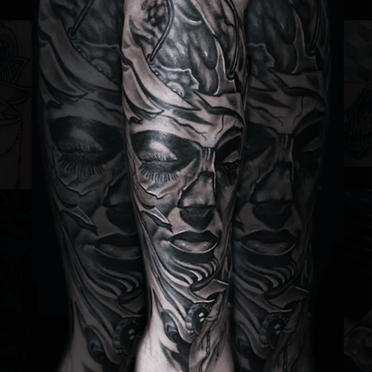 Tattoo uploaded by Tattoo Society Studio • Abstract portrait blackwork