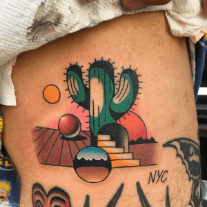 Awesome cactus done by rukus_tattoo 
#bright_and_bold #topclasstattooing #blacksquaretattoo #boldtattoos #tattooartstrong #oldlines #americanatattoos #tattooartistmagazine #best_traditional_tattoos #myworldofink #tttpublishing #traditionaluniverse