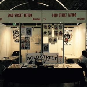 Goldstreet en la #barcelonatattooexpo #goldstreettattoo