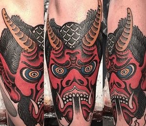 Demon dude by Destroyer @de.stroy.er #infamousstudio #södermalm #stockholm #swedishtattoo #traditionaltattoo #devil #tatuering #tattoo #demontattoo