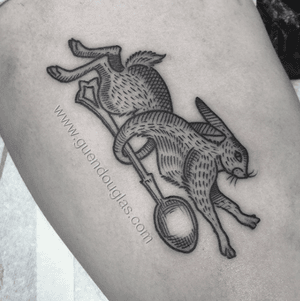 Tattoo made by @Guen_Douglas at @Taiko_Gallery
#bunny #rabit