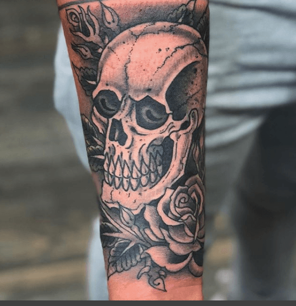 Skull rose tattoo Vectors  Illustrations for Free Download  Freepik