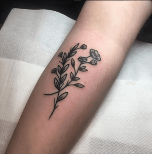 swedish flowers tattoo