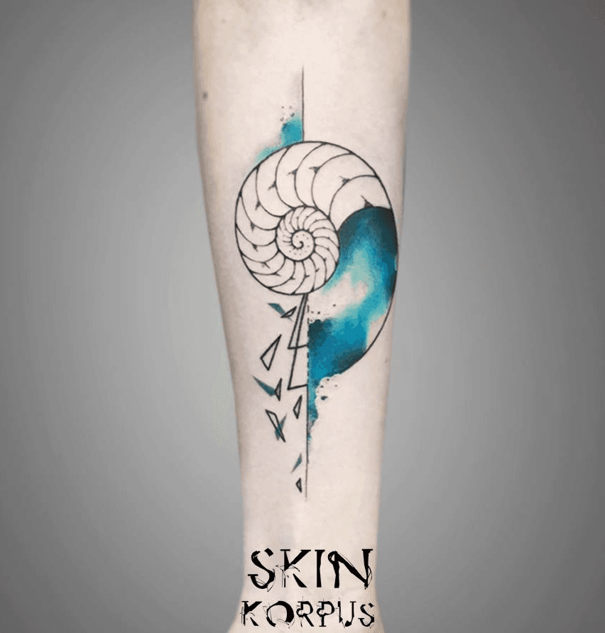 geometric spiral tattoo  Best Tattoo Ideas For Men  Women
