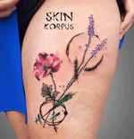 Flower watercolor tattoo #floral #botanical #watercolor #flower