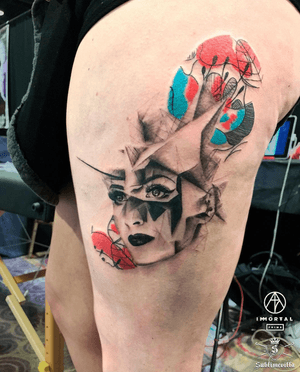 Done this one in NYC in the United Ink No Limits Tattoo Expo. Had a blast whit my Immortal Prime fam out there #sublimevilla #immortalprime #sorrymom #wearesorrymom #berlintattooart #artcollective #sullenclothing #inkedmag