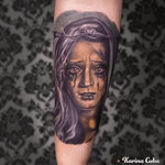 Portrait by @cubatattoo #cubatattoo #karinacuba #tattooistartmag #tattooartists_russia #tattooistartmagazine #sorrymom #wearesorrymom #татуировка #татуировки #ladytattooers #inkedmag #wowtattoo #tattoorussia 