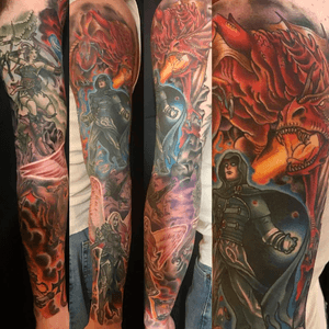 Got to finish up this Magic the Gathering arm the other day!