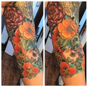#flowers #color #Tattoooftheday