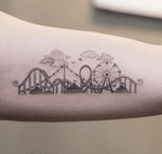 Rollercoaster by graffittoo #linework #detail #graffittoo #painting #korea #drawing 