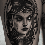 Awesome black and grey tattoo by Cristian Casas #blackandgrey 