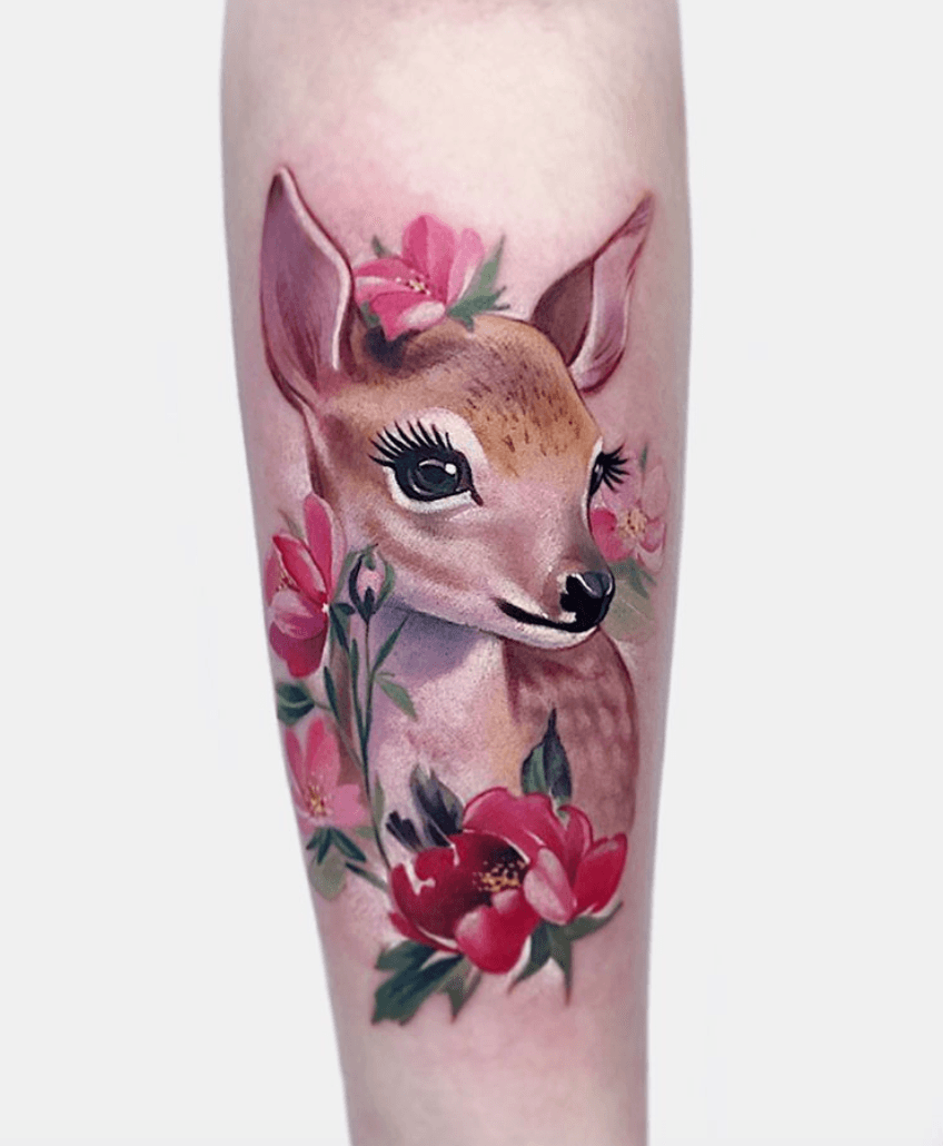 Deer tattoos  meaning photos sketches and examples