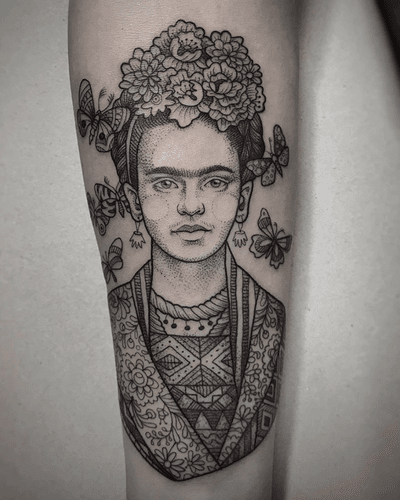 Frida by Susanne Suflanda König #frida #redwoodtattoostudio