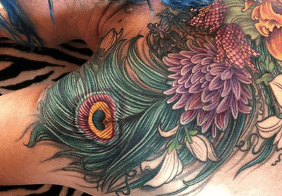 Peacock Feathers Tattoos – Sprout Home