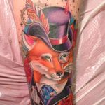 #fox #animal #colortattoo #neotraditional