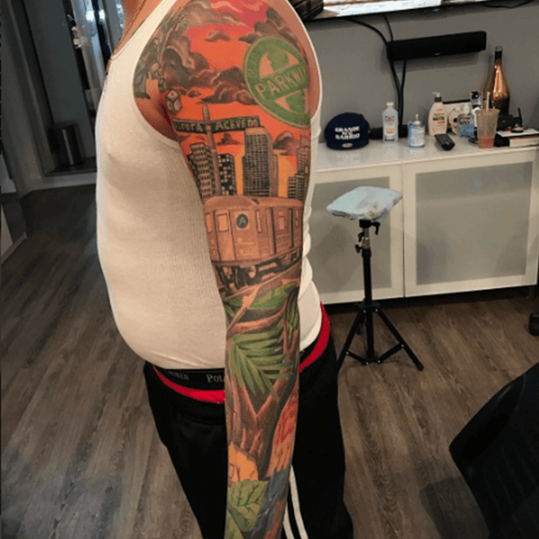 Tattoo from Rotten Apple Art Alley