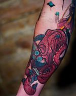 Sleeve in progress #korlink #denver #colorado #tattooartist #denvertattooartist #octopus #colortattoo