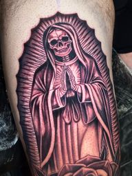 Skeletal Virgin Mary