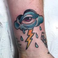 And one of them weird requests!!!!! Eye in cloud!!!!! . For bookings & enquiries email: kingofheartslondon@gmail.com . . . . . . . . #neotrad #neotraditional #eye #cloud #cloudtattoo #eyetattoo #kingofheartslondon #colourtattoo