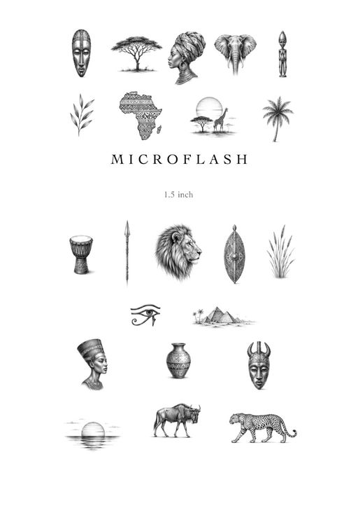 African Culture Micro-Flash Sheet