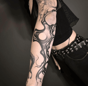 Dotwork tattoo style