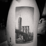 Brooklyn Bridge and City