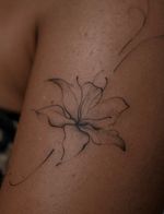 Delicate Outline Flower
