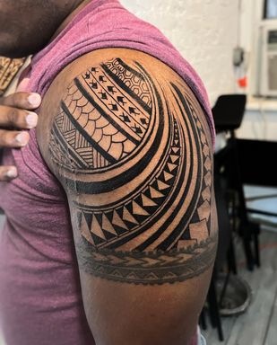 Tribal Arm Tattoo