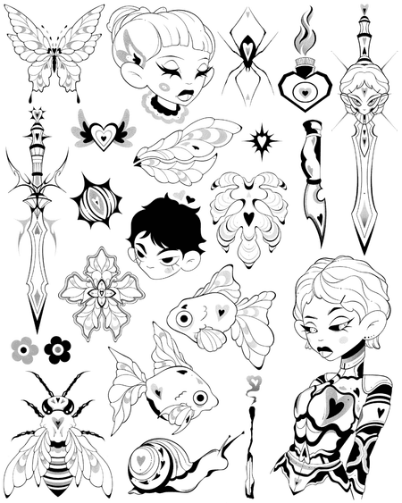 Flash tattoo
