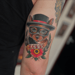 Zorro Cat Tattoo