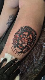 Neo-Traditional Lion Head