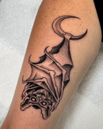 Bat and Moon