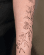 Floral Vine Tattoo