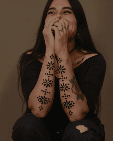 Tattoo work at La Candela Tattoo