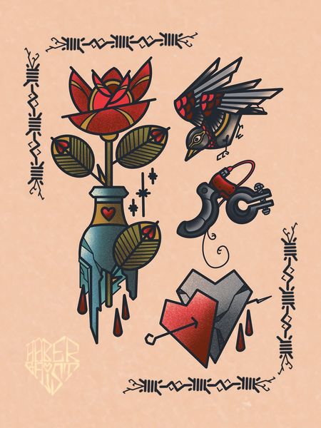 Flash tattoo