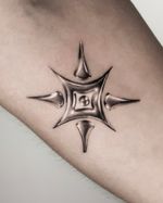Abstract Starburst Tattoo