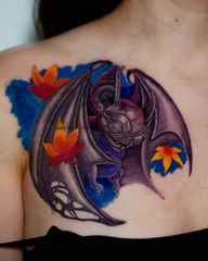 Cover up, swipe right to see what was before . . #tattooshop #tattooartist #denver #tattoocolorado #tattoodenver #ink #tattooink #russiantattooartist #korlink #tattooartistdenver #tattoo #denvercolorado #coverup #coveruptattoo #colortattoo