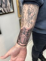 Knight and Coat of Arms Tattoo