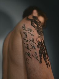 Aggressive Doberman and Quote