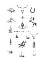 Western Landscape Micro-Flash Sheet