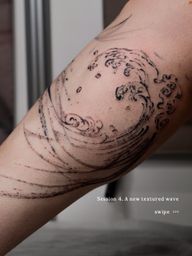 Handpoked • dot by dot
One story, growing wave by wave.
Session 4 of a year-long collection. Every piece begins with a consultation, where we sit down, draw, and talk through each detail. I learn something new every time, from how I approach the piece to the elements and techniques I want to bring them in.
Last year’s project on his upper knees and outer shin were built with blackwork packing and bold needle, while I was still searching for my handpoke and dot work texture.
This time, the inner calf brings fine line and bold needle texture together, with delicate details in between.
Where the two waves crash into each other, last year’s bold meets this year’s fine, as one.
He gave me 100% trust and freedom. The stencil is only a guide. I follow my instinct and senses, and texture cannot be copied, because it is part of me.
Six tattoos in, he is a walking portfolio, and every piece shows my style refining and growing.
Thank you for the trust from the very first beginning, and see you next time!
10 hours-
BOOKS OPEN
Flash and custom designs Welcome
To inquire or book in, DM or through @tattoodo link in bio.
#handpoke #londontattoo #legtattoo #wavetattoo #texturetattoo