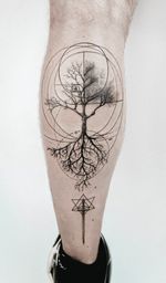 Geometric Tree of Life with Sword